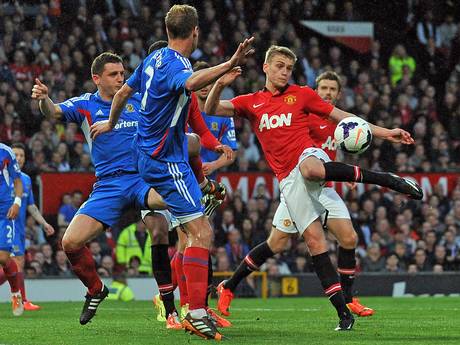 James Wilson displayed predatory instinct to give United the lead (Getty)