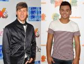Screenwriter Dustin Lance Black and Diver Tom Daley.