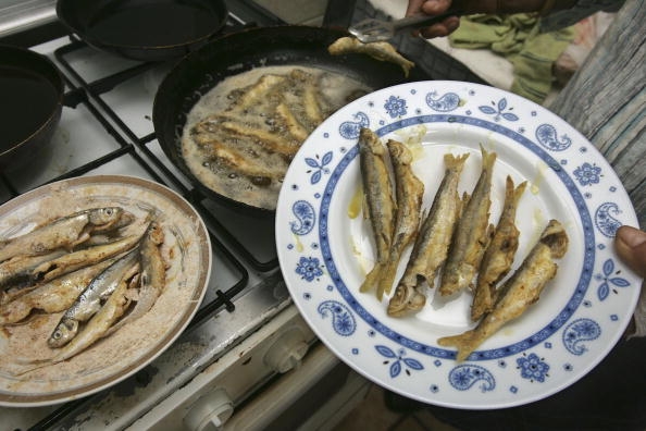 Grilled sardines are a very popular dish in Portugal