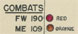 "Track Chart of Bombing Mission to Schweinfurt, 08/17/1943 " (detail)