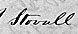 Affadavit of CA Stovall, filed March 29, 1858 (detail)