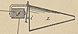 Alexander Graham Bell's Telephone Patent Drawing, 03/07/1876  (detail)